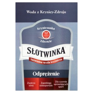 Naturalna woda lecznicza Słotwinka - karton 3l